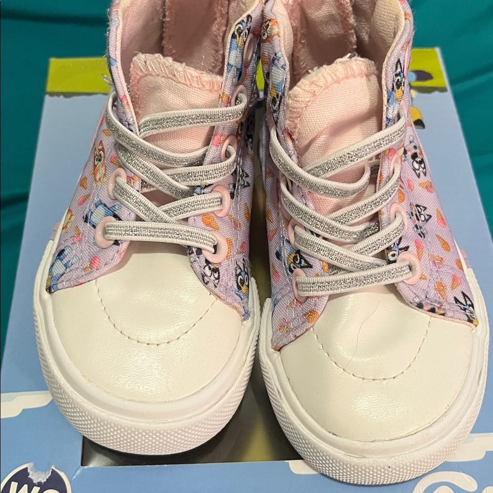 Bluey Kids High-Top Sneakers